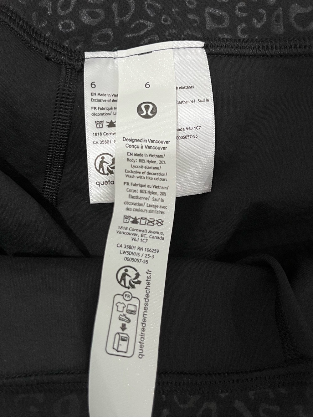 Lululemon Align High-Rise Leggings 28” Leopard Micro Emboss Size 6 NWT - Picture 5 of 7